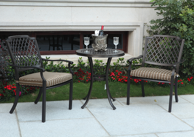 铸铝花园桌椅