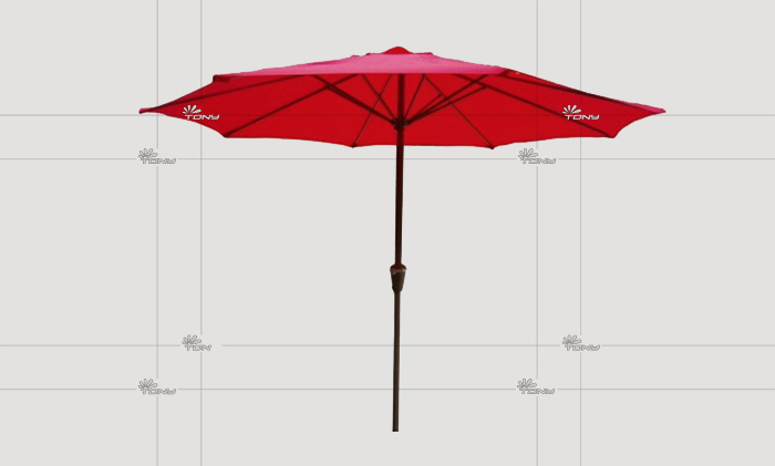 户外遮阳伞－AMT大红中柱伞